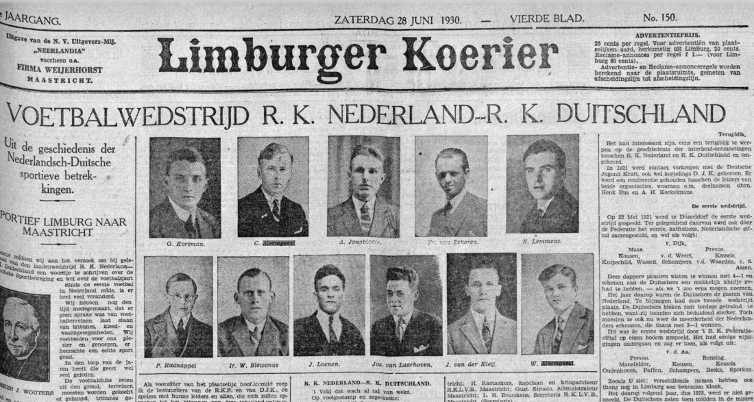 1930 Limburger Koerier: Tok en Wim Alsemgeest